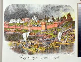 Der Moskauer Kreml zur Zeit von Zar Iwan III.